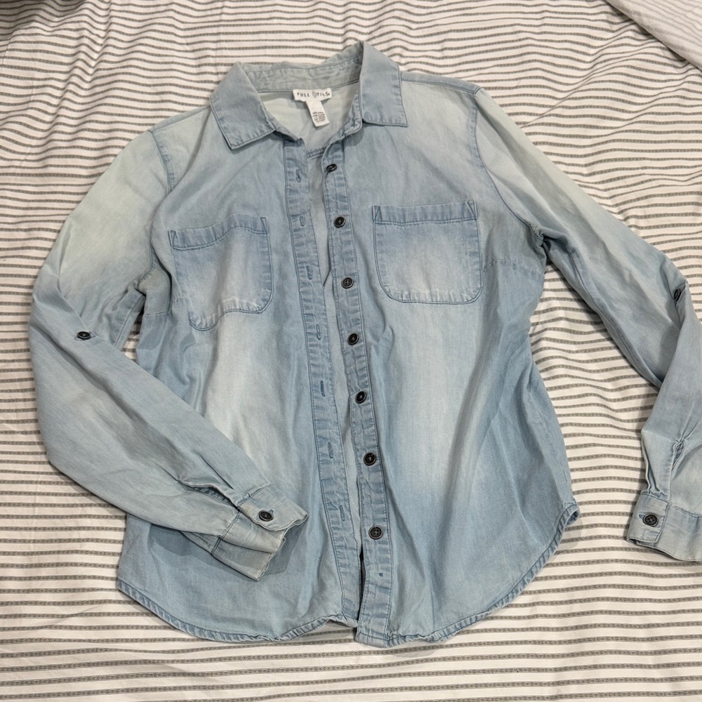 Full Tilt Light Blue Jean Jacket